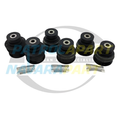 Genuine Nissan Body Mount Set - Y60 GQ Patrol Ute Coil