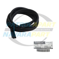 Genuine Nissan On Body Door Finishing Seal Right Front - Nissan Patrol Y61 GU Series 4 - Black Colour Code G