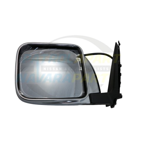Left Hand Electric Chrome Mirror for Nissan Patrol GU4 Y61 Series 4