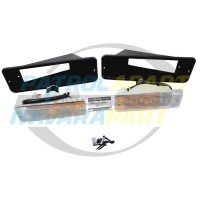 Genuine Nissan Patrol GU Steel BullBar Indicator Complete Light Kit