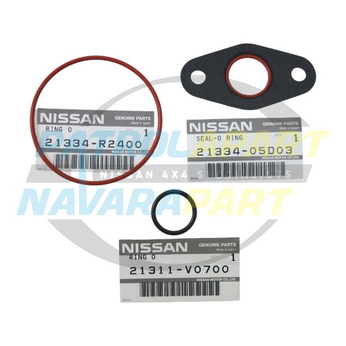 Genuine Nissan Gasket Set Oil Cooler - Nissan Patrol Y60 GQ TB42E EFI