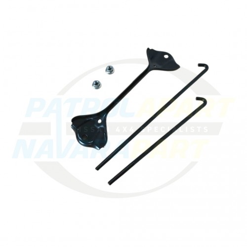 Battery Hold Down Clamp Complete - Nissan Patrol Y60 GQ / Y61 GU