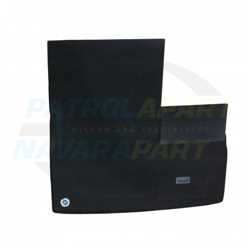Full Boar Fourbie Drawers Rear Cargo False Floor in Black L Shape - Nissan Patrol Y62